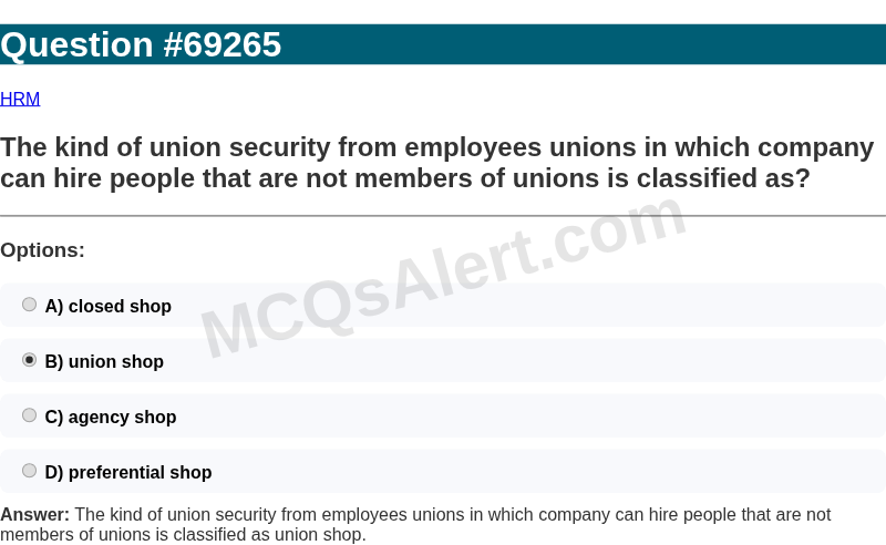 Question Screenshot