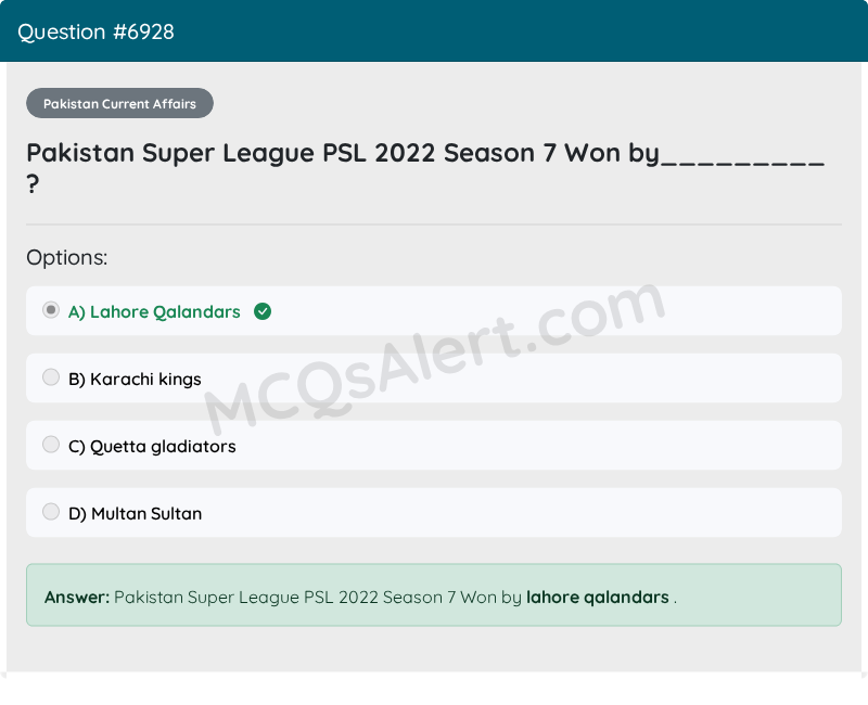 Question Screenshot