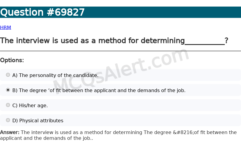 Question Screenshot