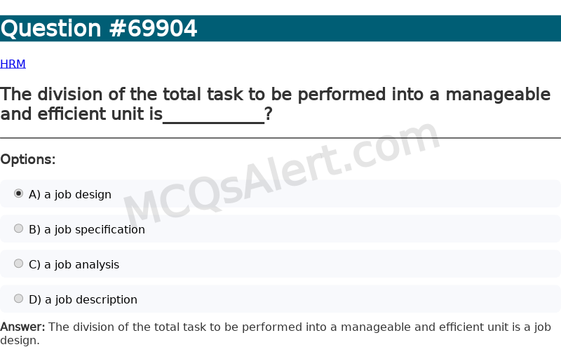 Question Screenshot