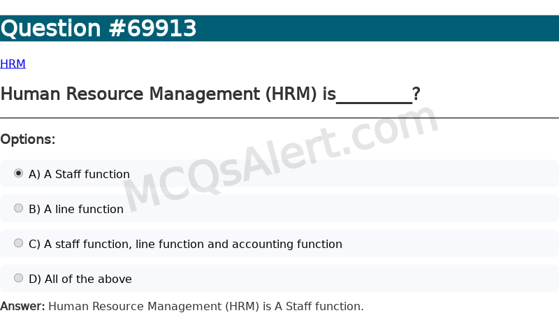 Question Screenshot