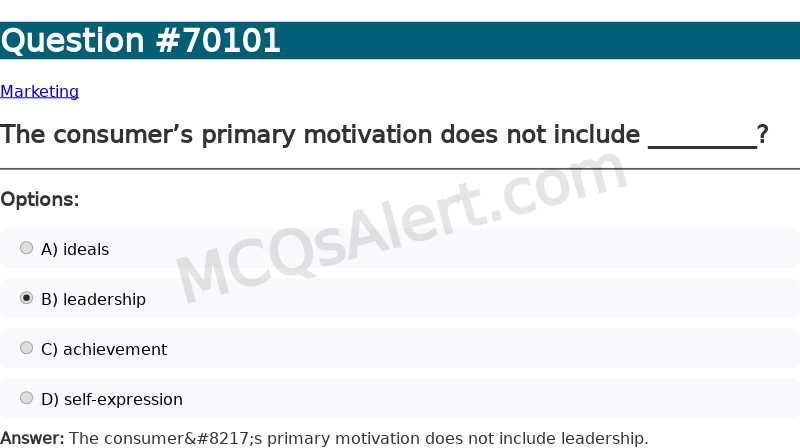 Question Screenshot