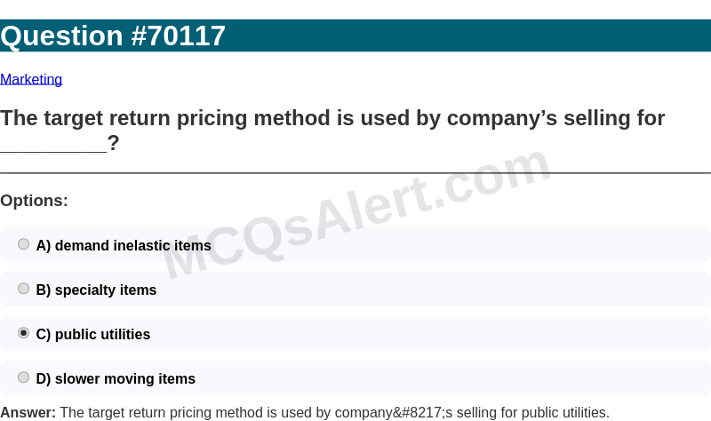 Question Screenshot