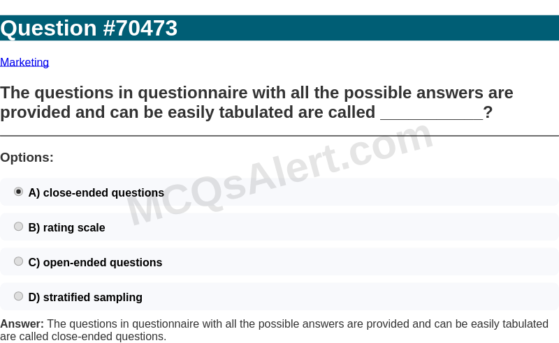 Question Screenshot