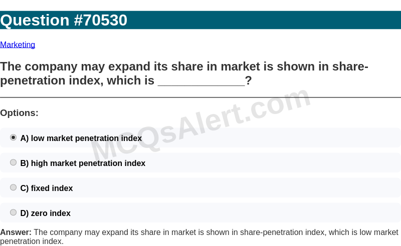 Question Screenshot