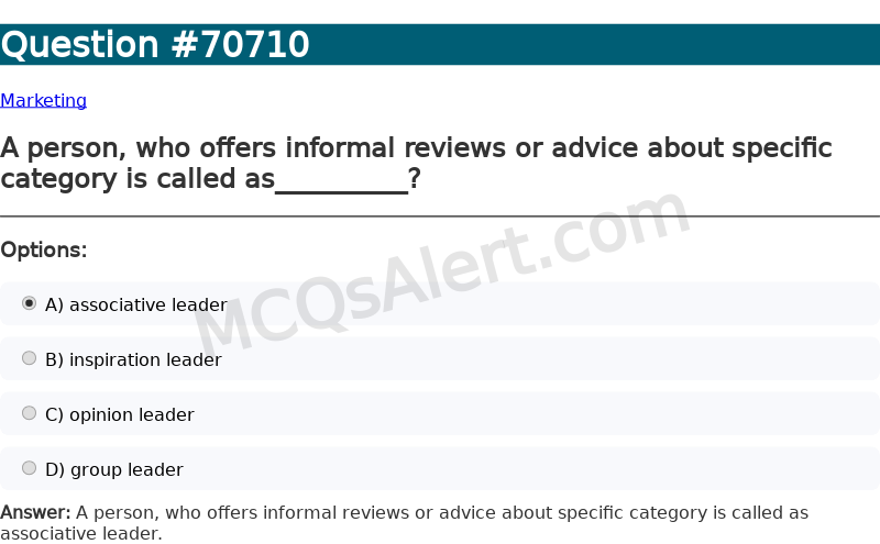Question Screenshot