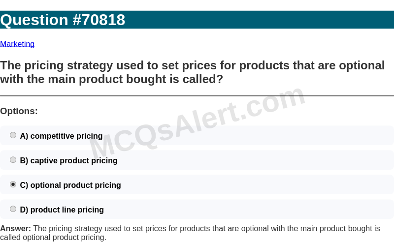 Question Screenshot