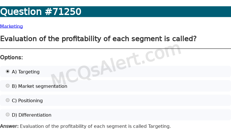 Question Screenshot