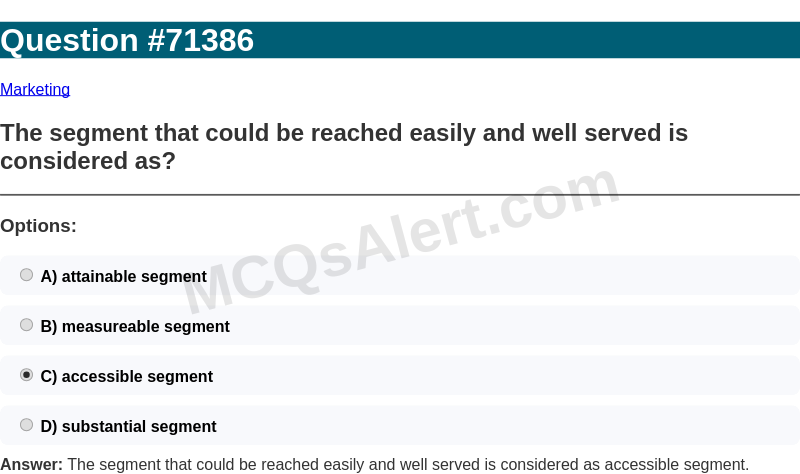 Question Screenshot