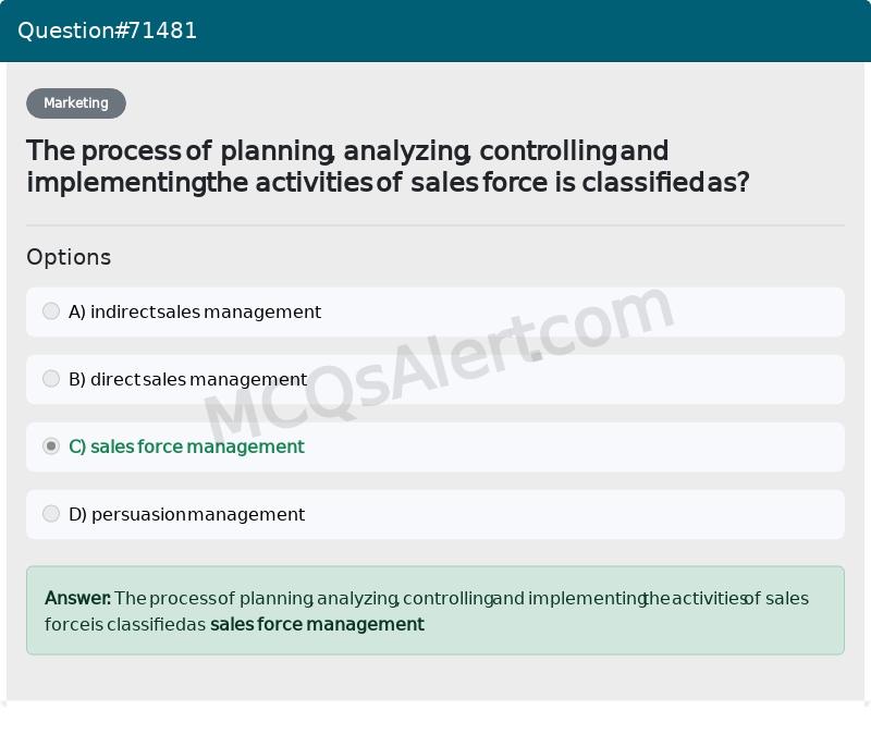 Question Screenshot