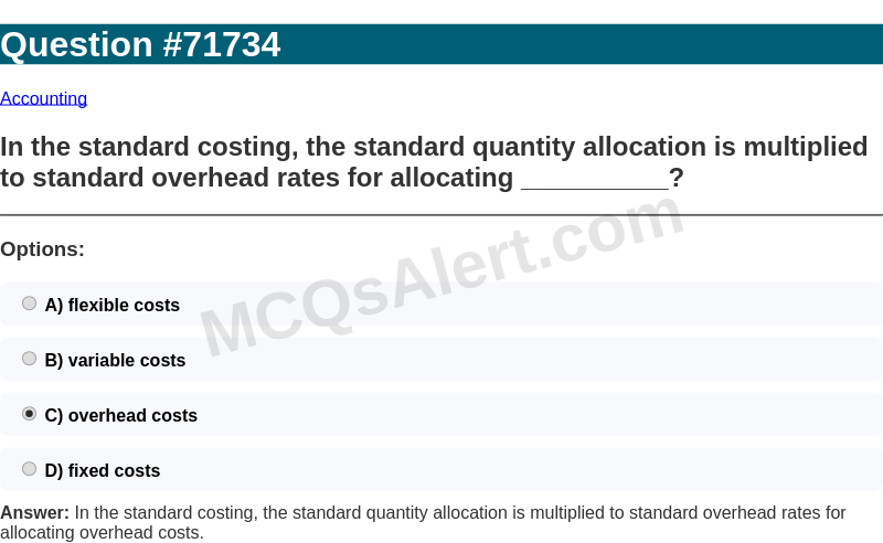 Question Screenshot