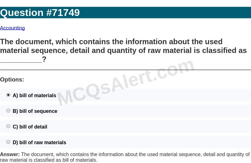 Question Screenshot