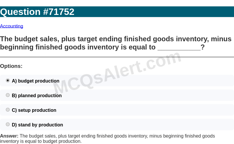 Question Screenshot