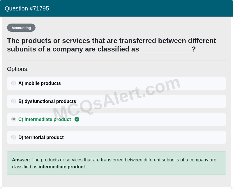 Question Screenshot