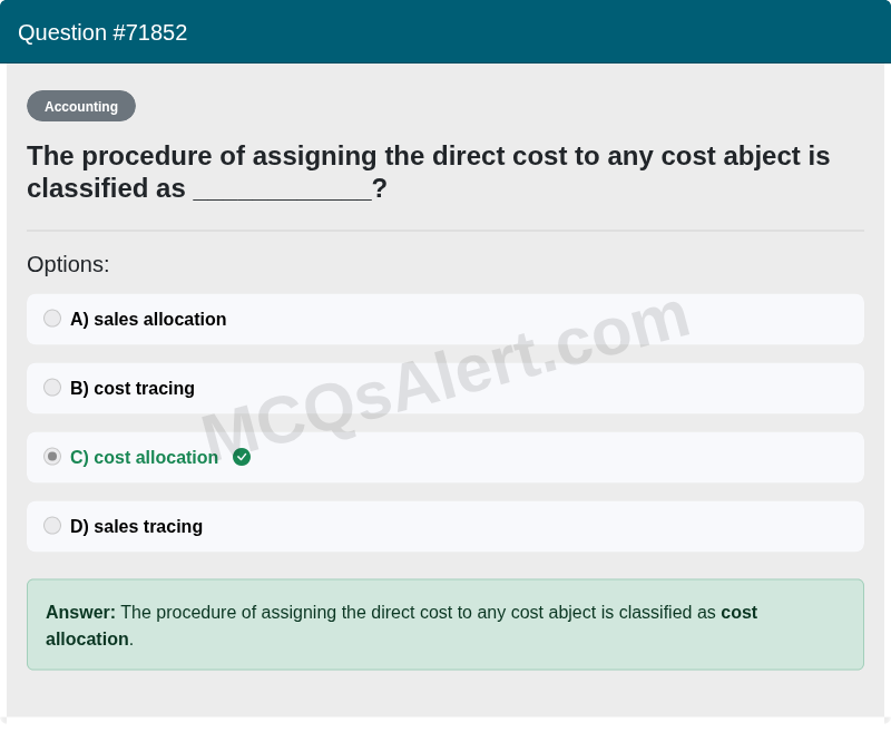 Question Screenshot