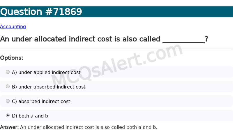 Question Screenshot