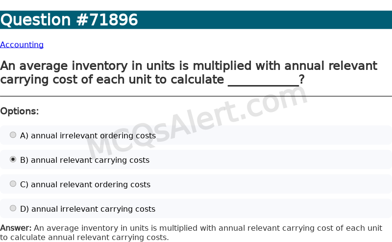 Question Screenshot