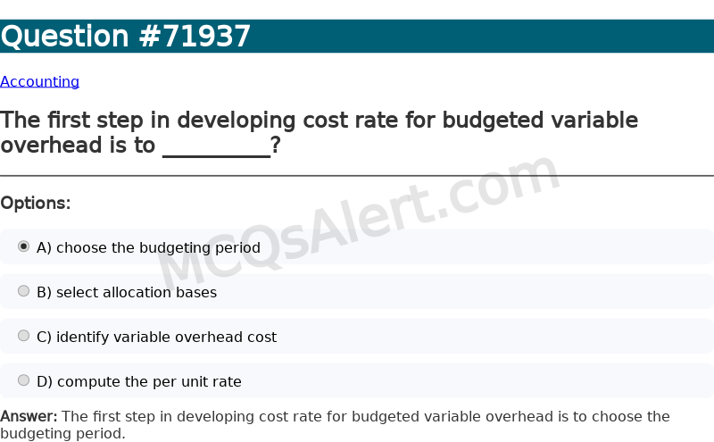 Question Screenshot