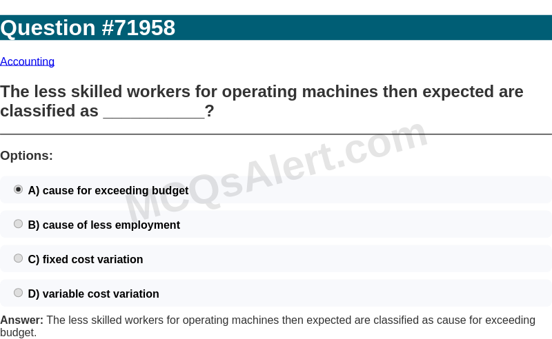 Question Screenshot