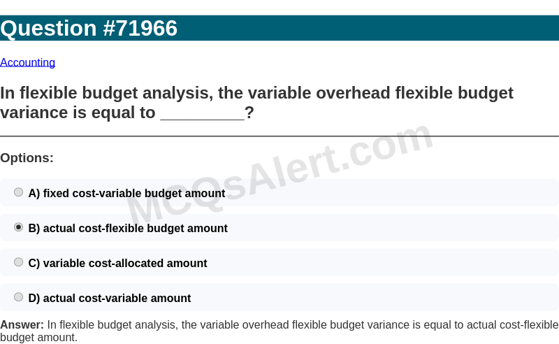 Question Screenshot