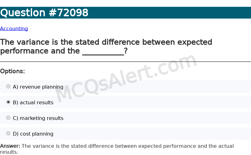 Question Screenshot