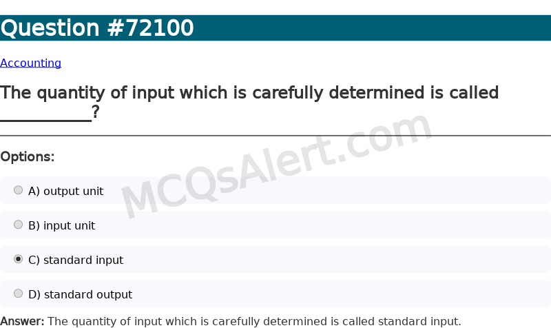 Question Screenshot