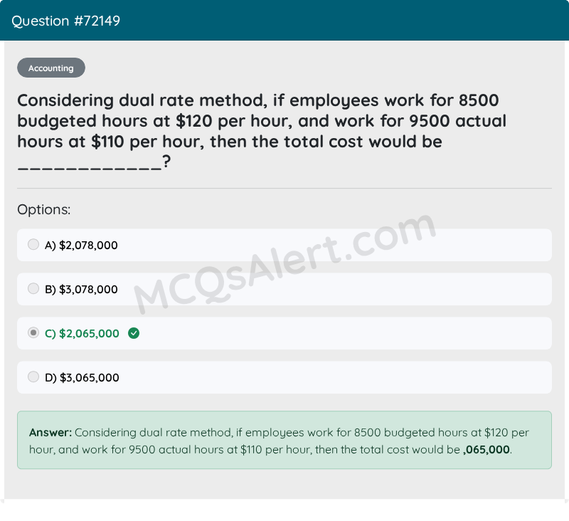 Question Screenshot