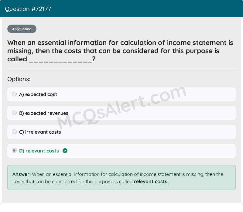 Question Screenshot