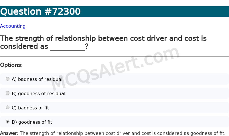 Question Screenshot