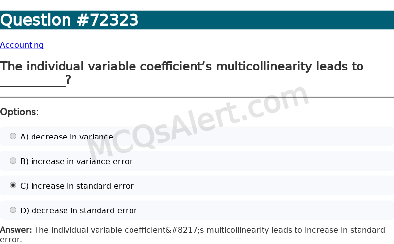 Question Screenshot