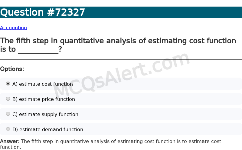 Question Screenshot