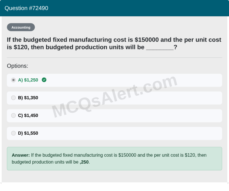 Question Screenshot