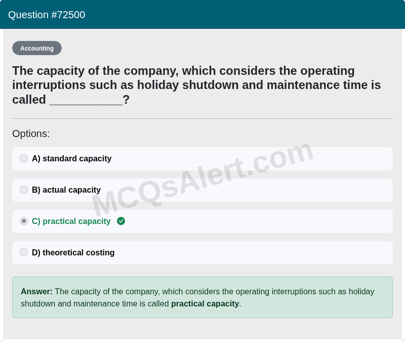 Question Screenshot