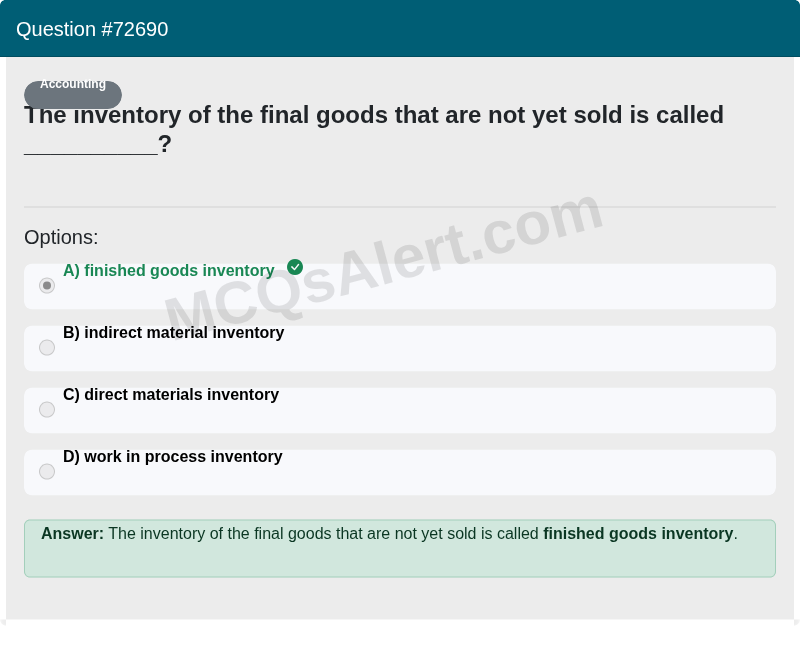 Question Screenshot