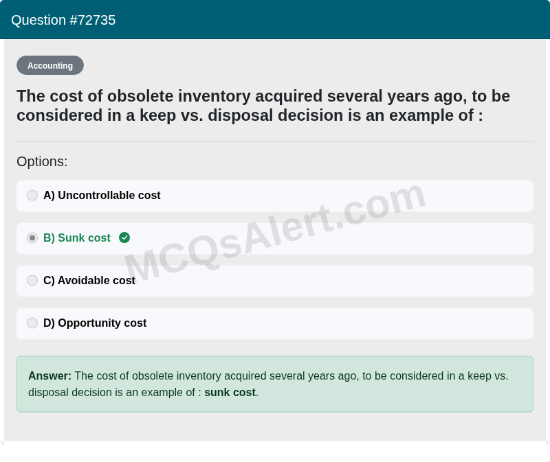 Question Screenshot