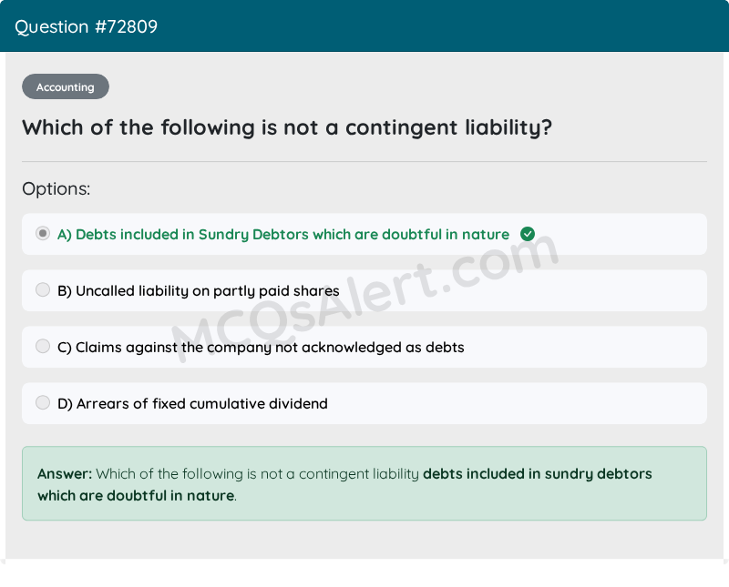 Question Screenshot