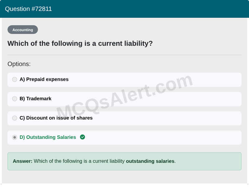 Question Screenshot