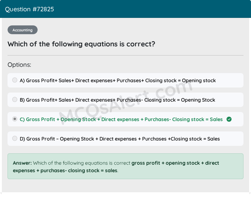 Question Screenshot