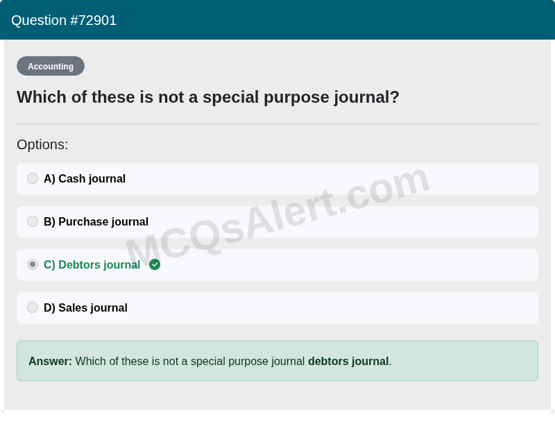 Question Screenshot