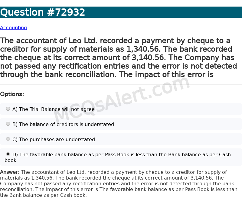 Question Screenshot