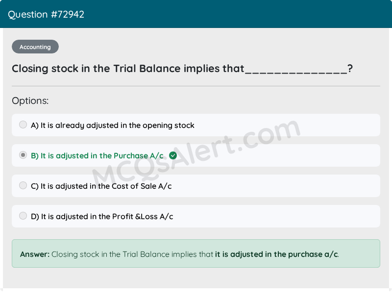 Question Screenshot