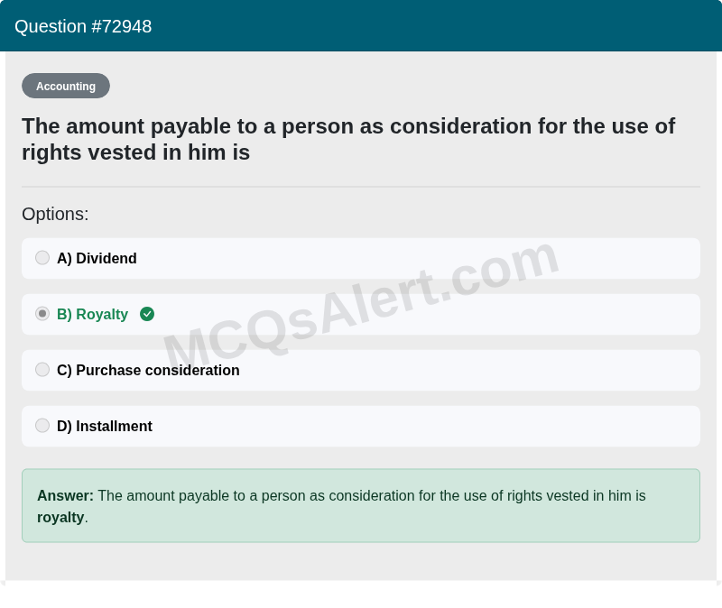 Question Screenshot