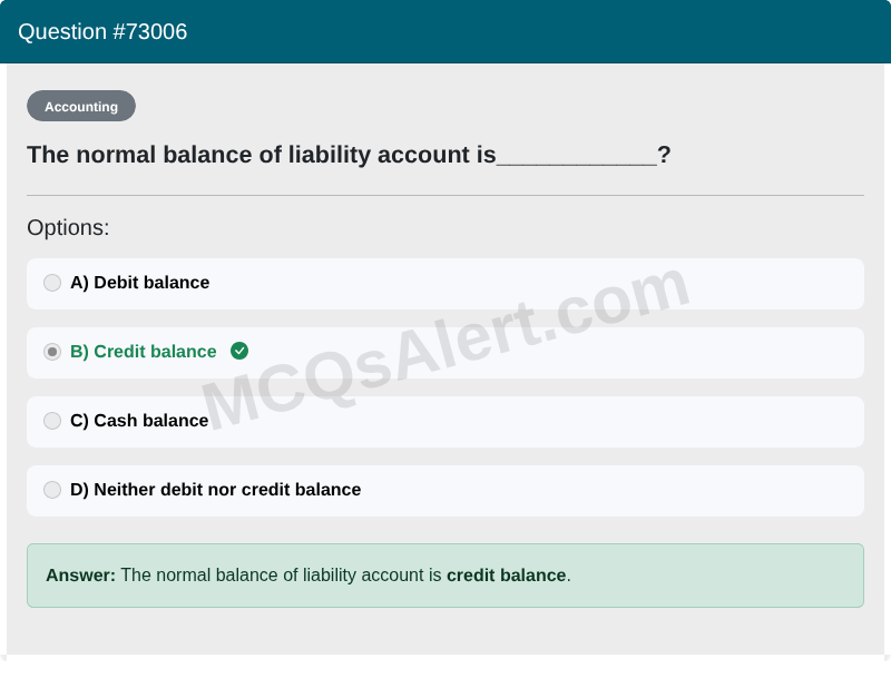 Question Screenshot