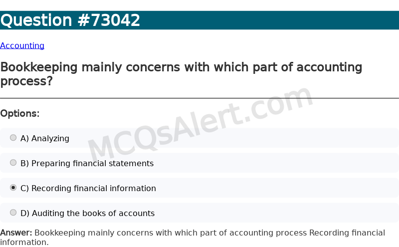 Question Screenshot