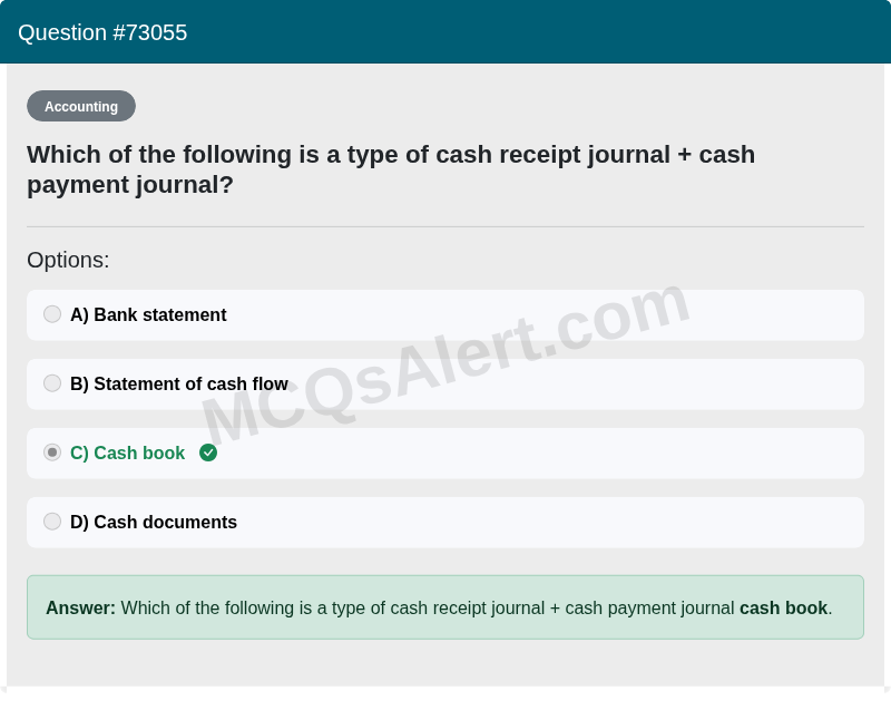 Question Screenshot