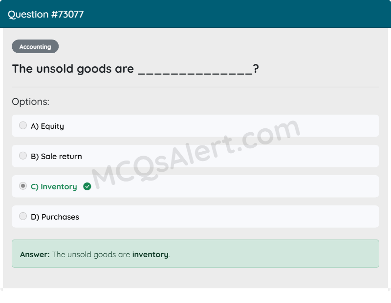 Question Screenshot
