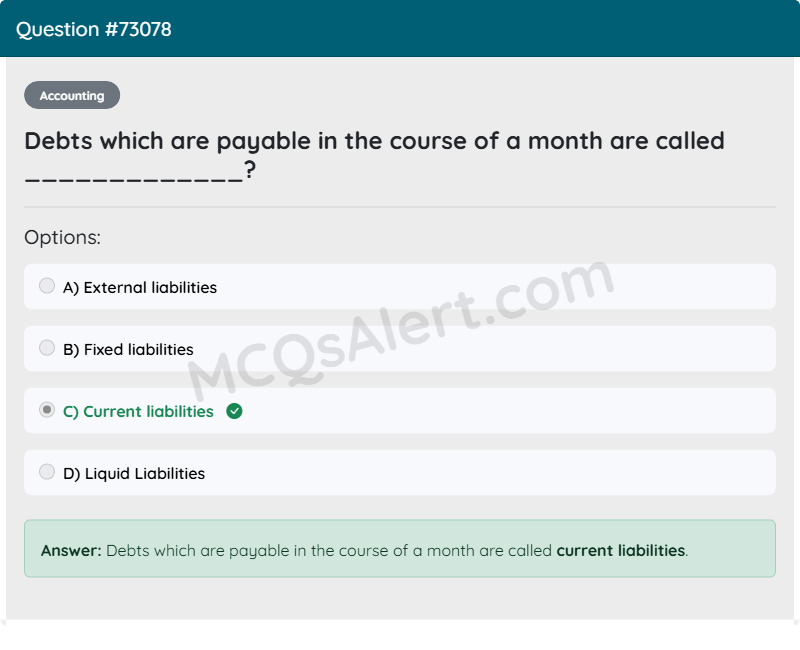 Question Screenshot