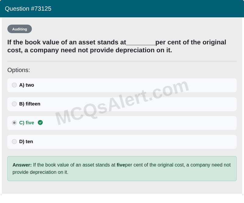 Question Screenshot