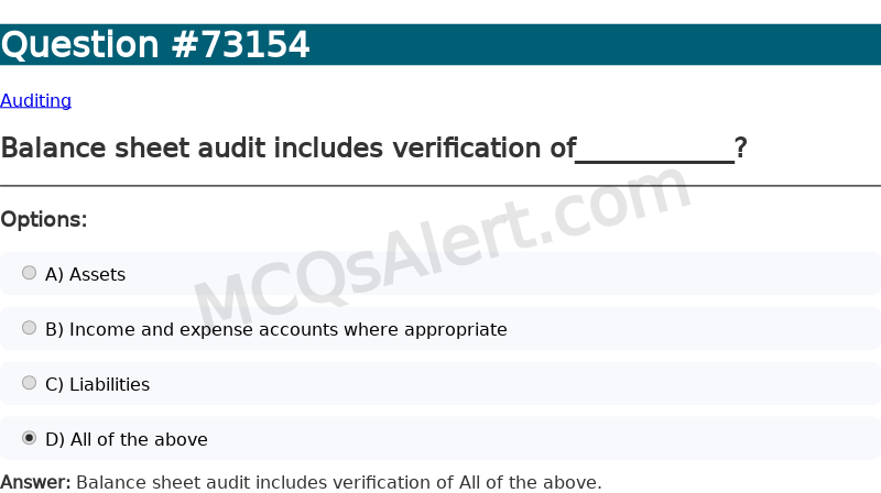 Question Screenshot