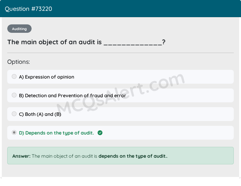 Question Screenshot
